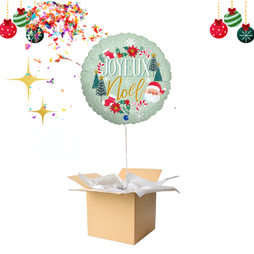 Ballon "Joyeux Noël" – Une Décoration Festive et Originale