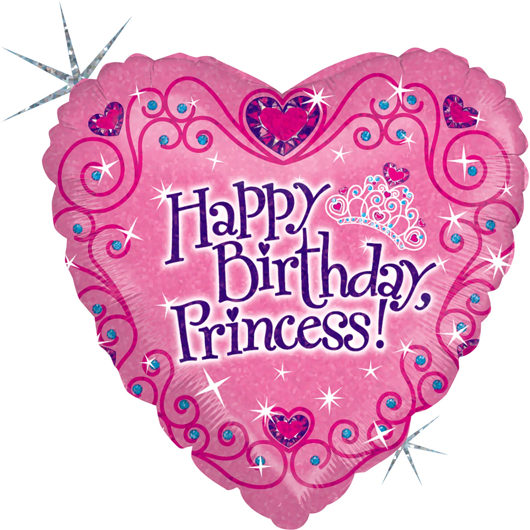 Ballon Happy Birthday princesse