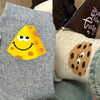 Coffret de 4 Paires de Chaussettes Humoristiques – Popcorn, Cheese, Egg & Cookies