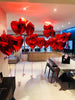 Bouquet de 10 BAllons Coeurs Rouges