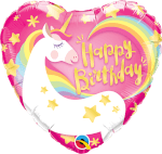 Ballon Happy Birthday Licorne