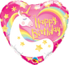 Ballon Happy Birthday Licorne