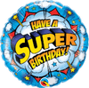 Ballon happy birthday Super Hero